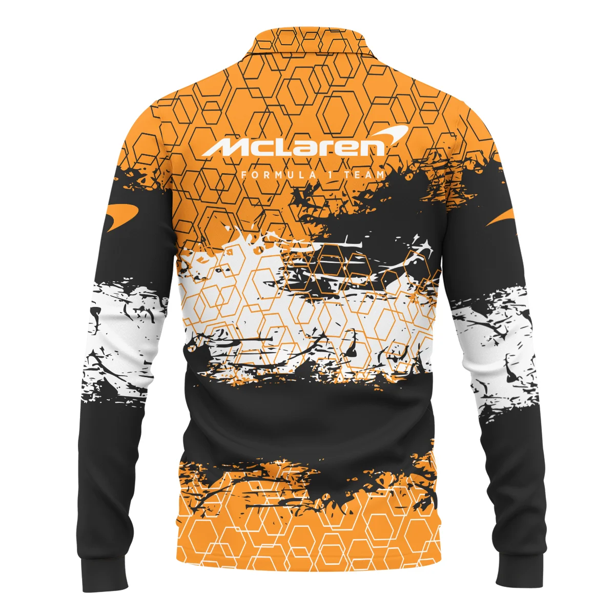 McLaren F1 Long Polo Shirt All Over Prints BLMCL3525A2LPL - Image 3