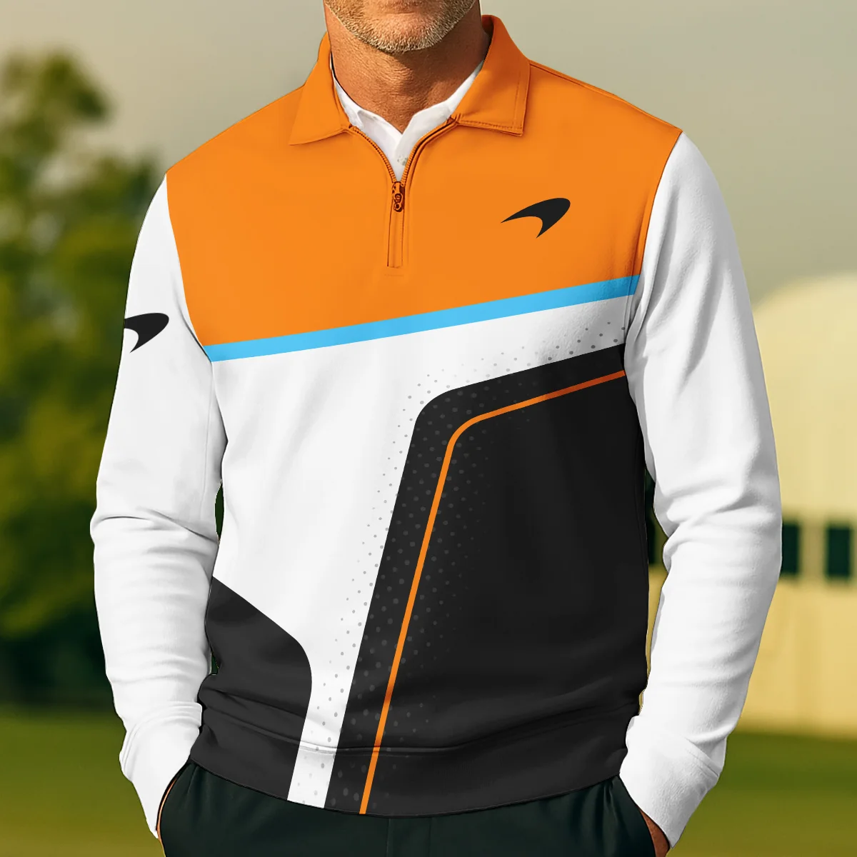 McLaren F1 Quarter-Zip Sweatshirt All Over Prints BLMCL10425A5QTZ - Image 2