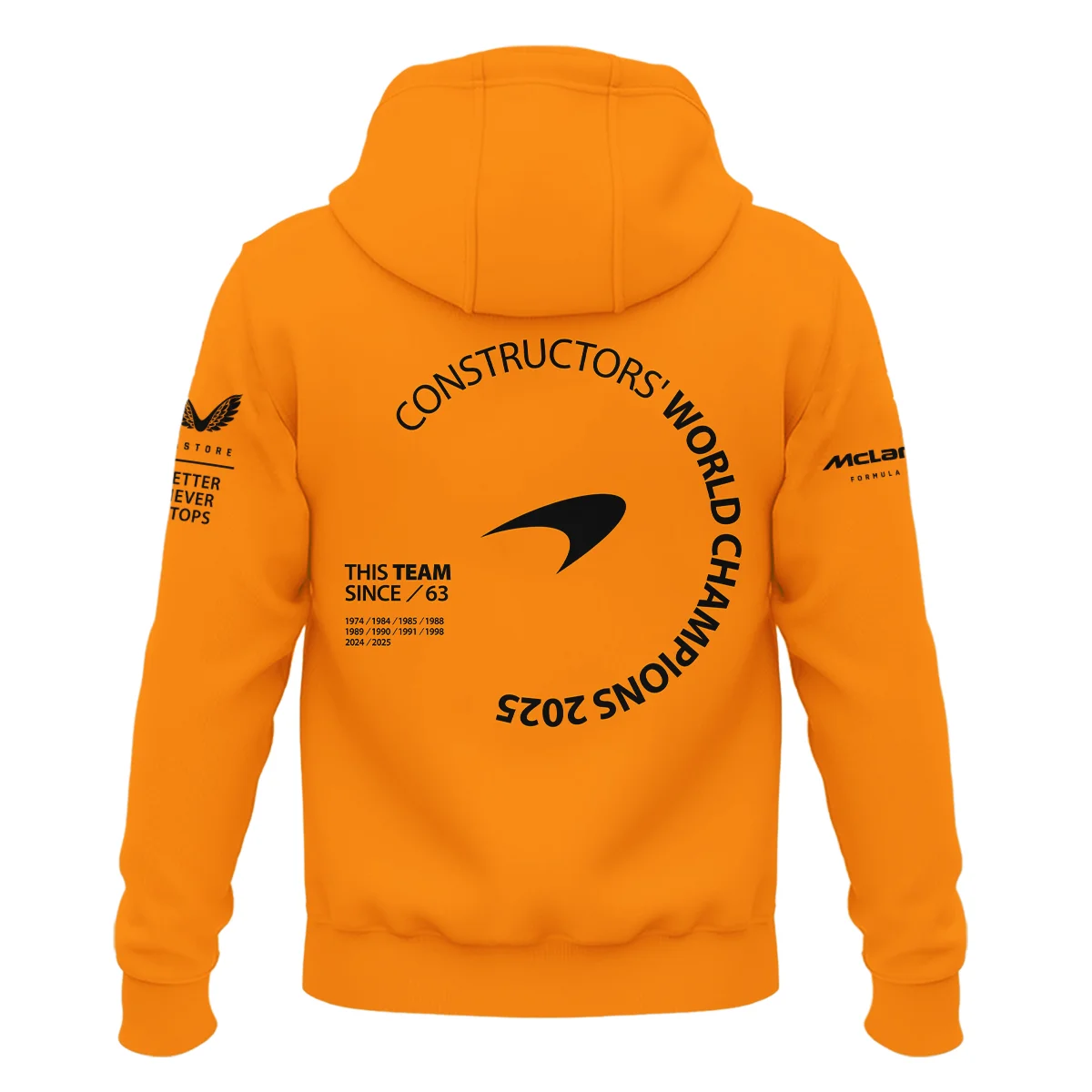 McLaren F1 Team 2025 Constructors' Champions Hoodie BLMCL51025A2HD - Image 3