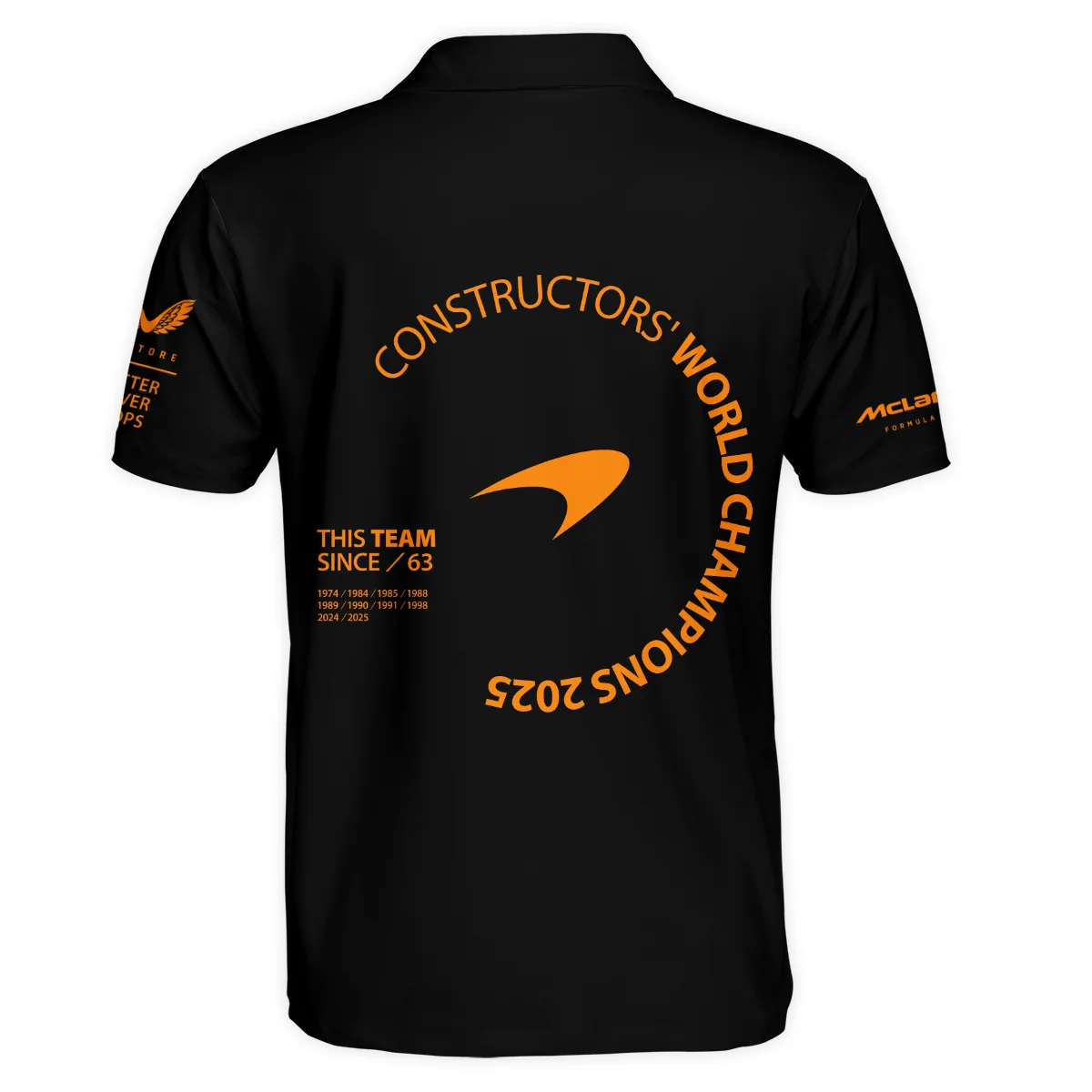McLaren F1 Team 2025 Constructors' Champions Polo Shirt BLMCL51025A3PL - Image 3