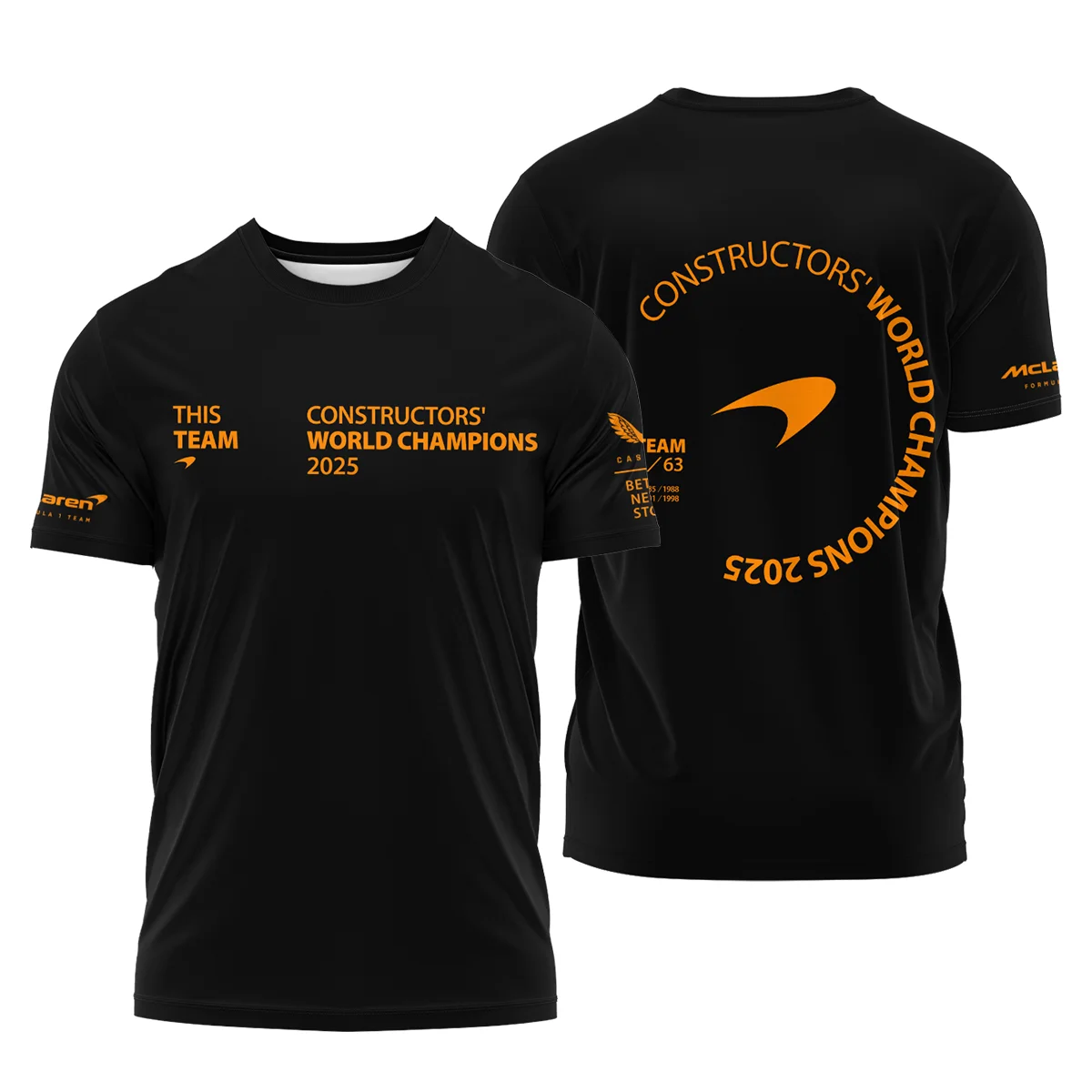 McLaren F1 Team 2025 Constructors' Champions T-Shirt BLMCL51025A3TS