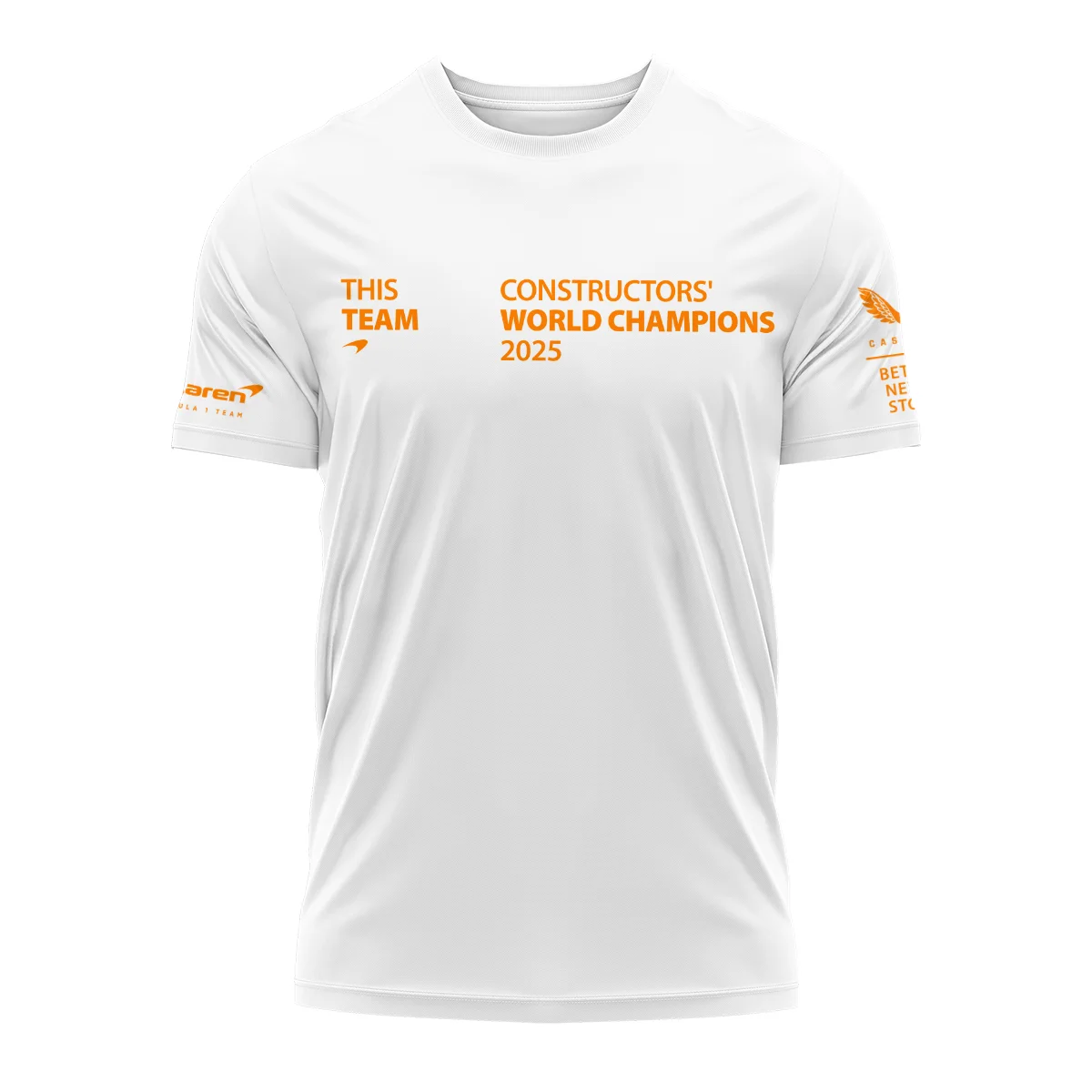 McLaren F1 Team 2025 Constructors' Champions T-Shirt BLMCL51025A4TS - Image 2