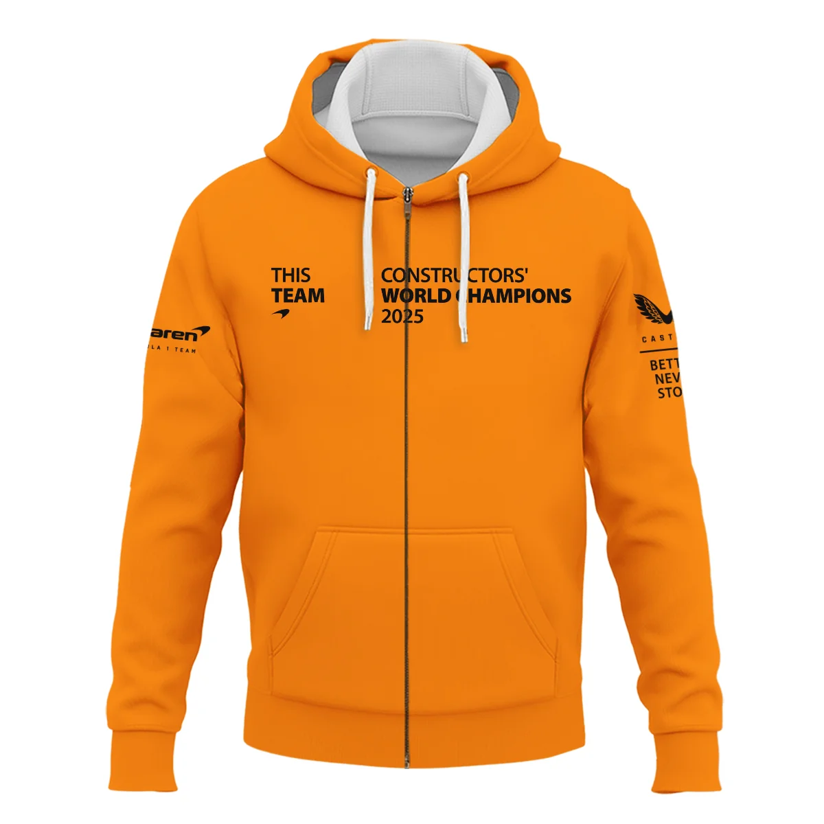 McLaren F1 Team 2025 Constructors' Champions Zipper Hoodie BLMCL51025A2ZHD - Image 2