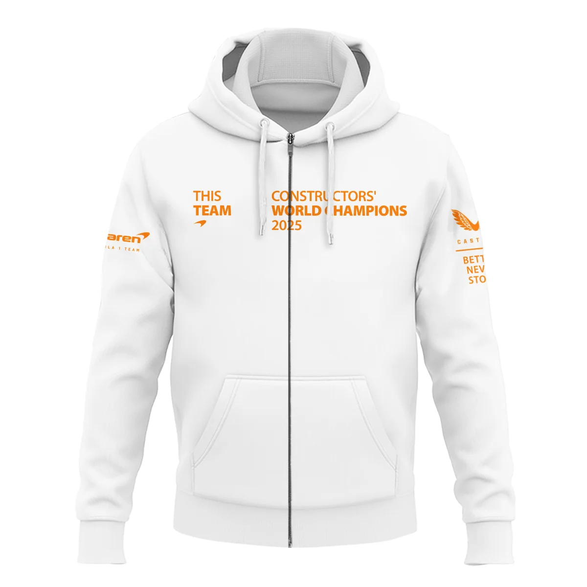 McLaren F1 Team 2025 Constructors' Champions Zipper Hoodie BLMCL51025A4ZHD - Image 2