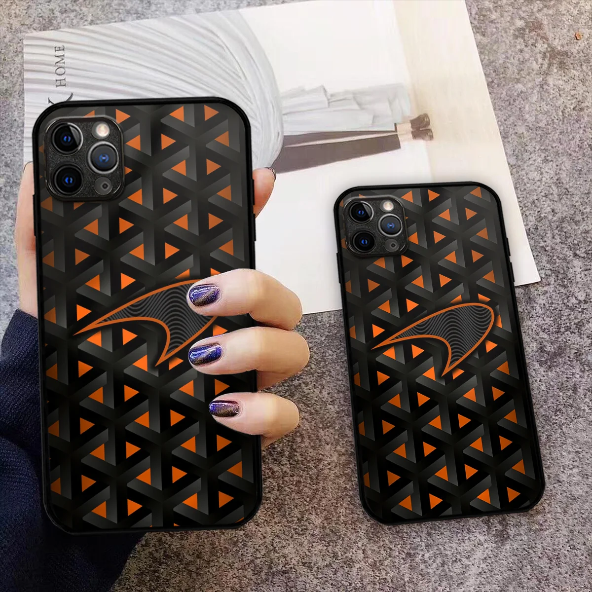 McLaren F1 Team Pattern Phone Case - Dustproof, Scratch & Shock Resistant - BLMCL2625A24 - Image 2