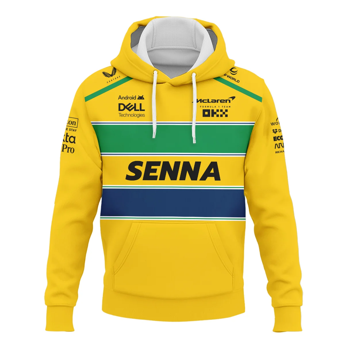 Alternative view of McLaren x Ayrton Senna Hoodie For Fans