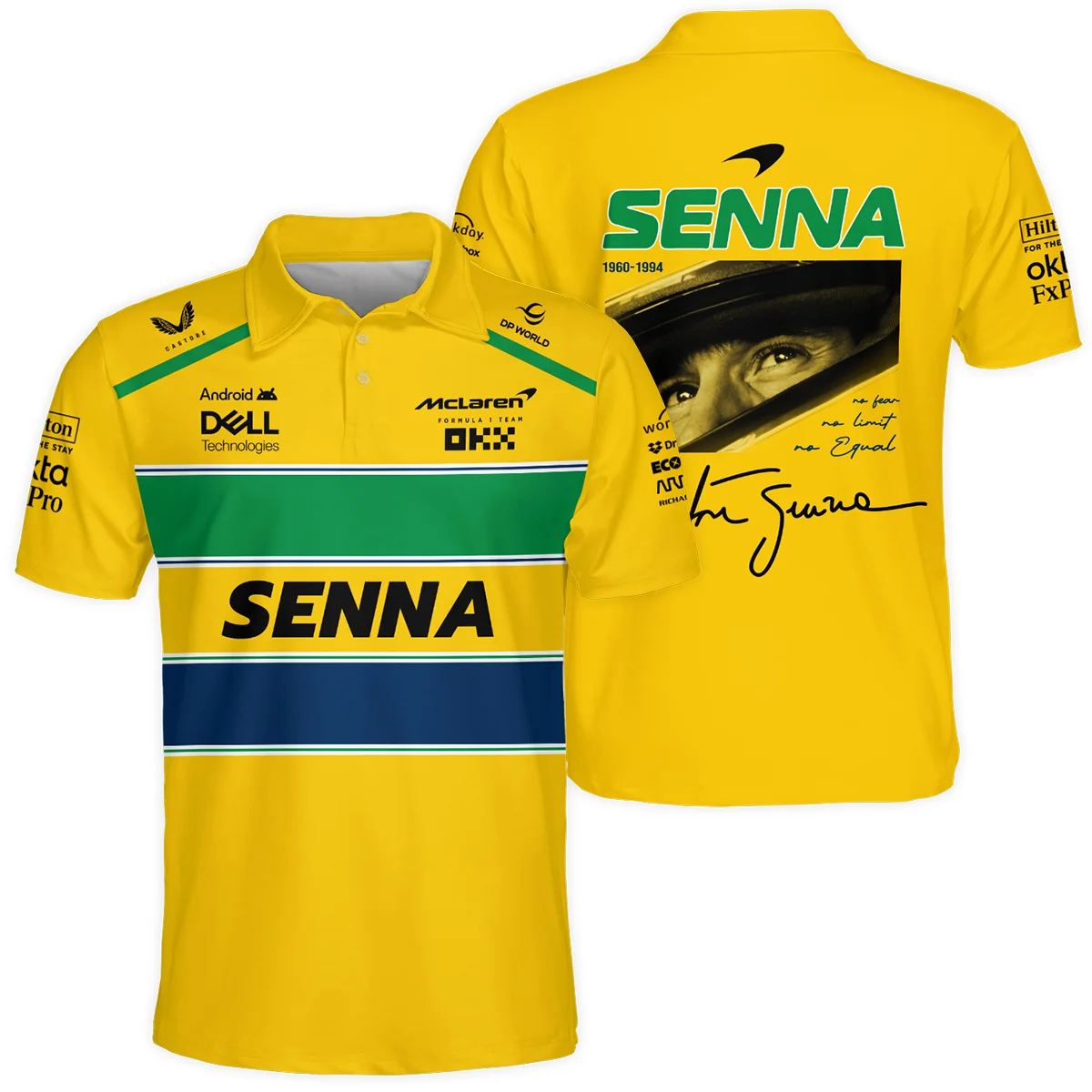 McLaren x Ayrton Senna Polo Shirt For Fans