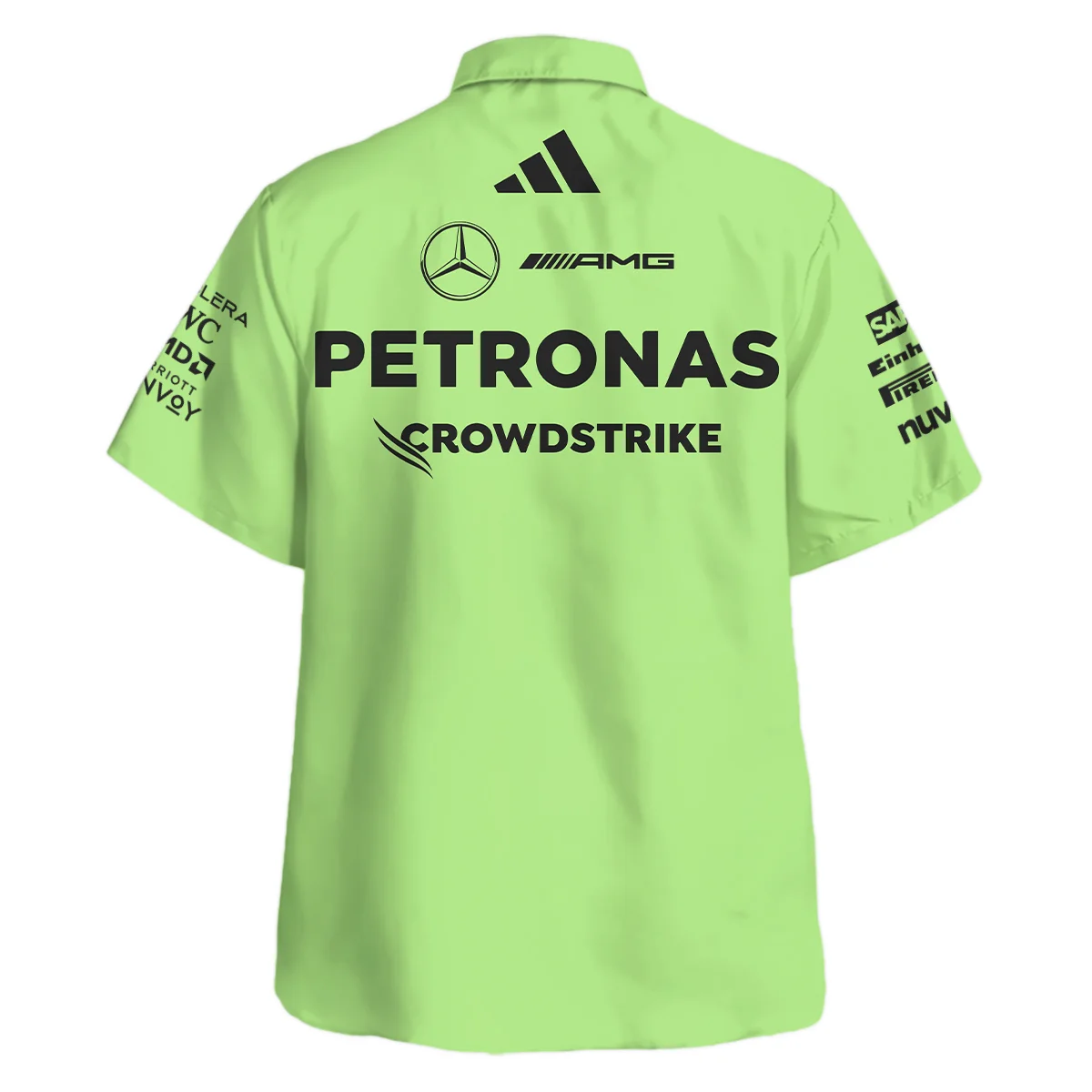 Mercedes-AMG Petronas F1 Hawaiian Shirt All Over Prints BLMER6525A4HW - Image 3