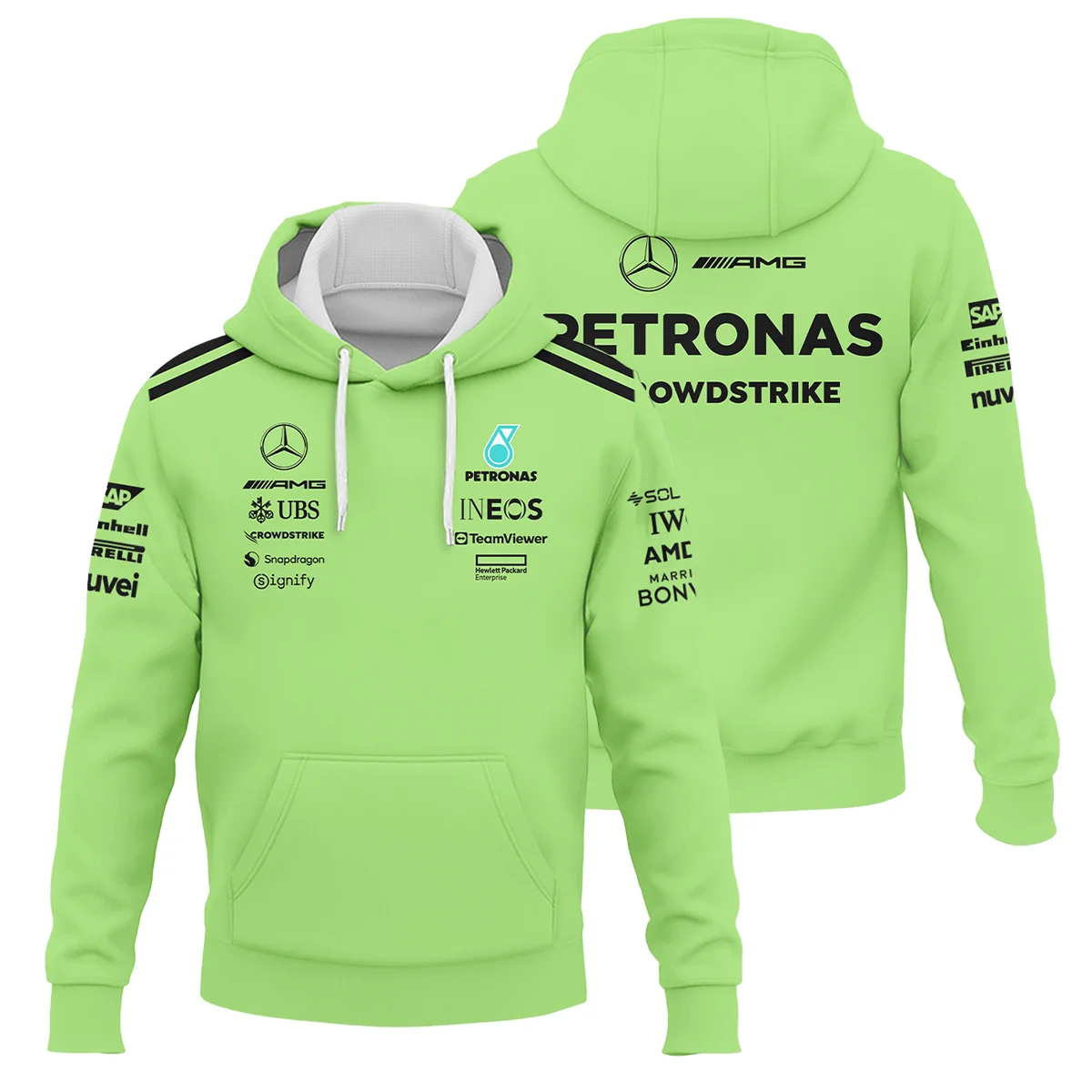 Mercedes-AMG Petronas F1 Logo Hoodie BLMER6525A4HD