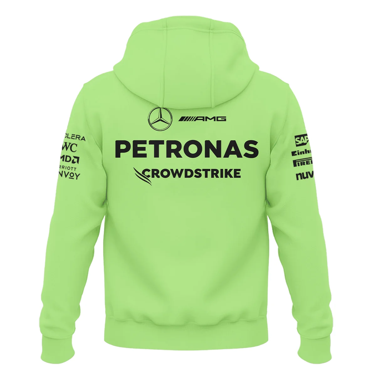 Mercedes-AMG Petronas F1 Logo Hoodie BLMER6525A4HD - Image 3