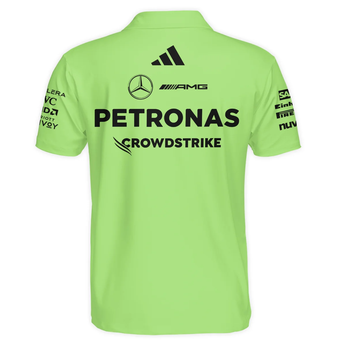 Mercedes-AMG Petronas F1 Polo Shirt All Over Prints BLMER6525A4PL - Image 3