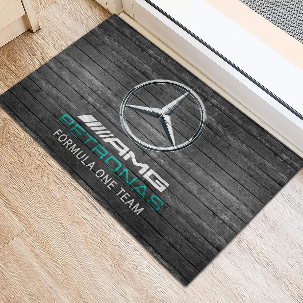 Mercedes F1 Rubber Base Doormat - All Over Print BLF1139A10MER - Image 3