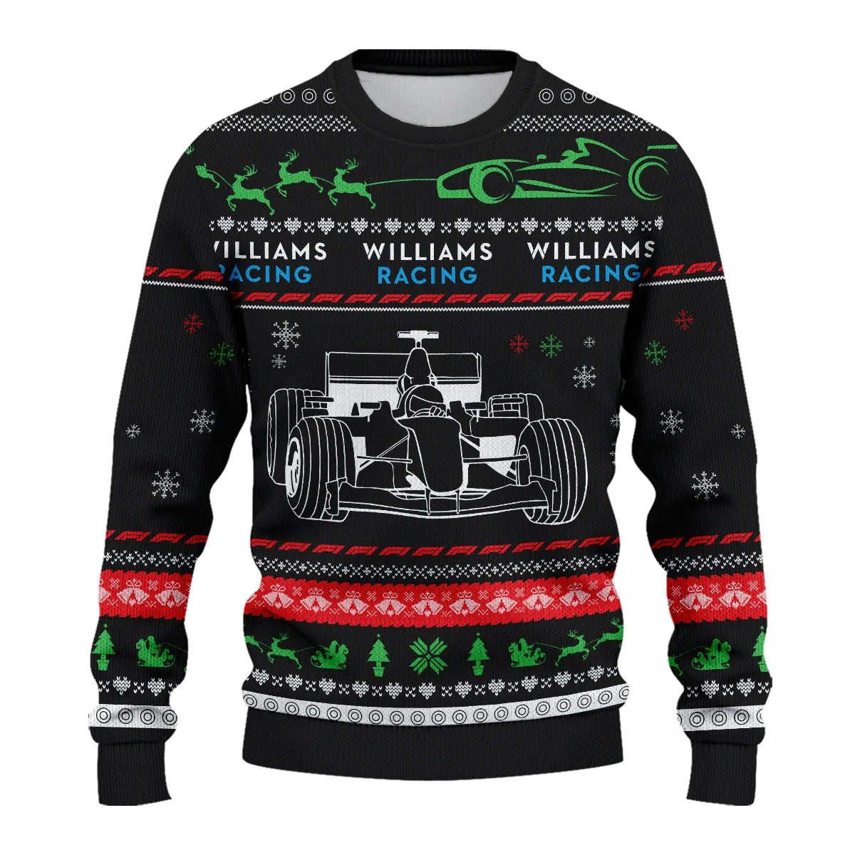 Merry Race-Mas Williams Formula 1 - Ugly Sweater BLVAF1220925A11WIL - Image 2
