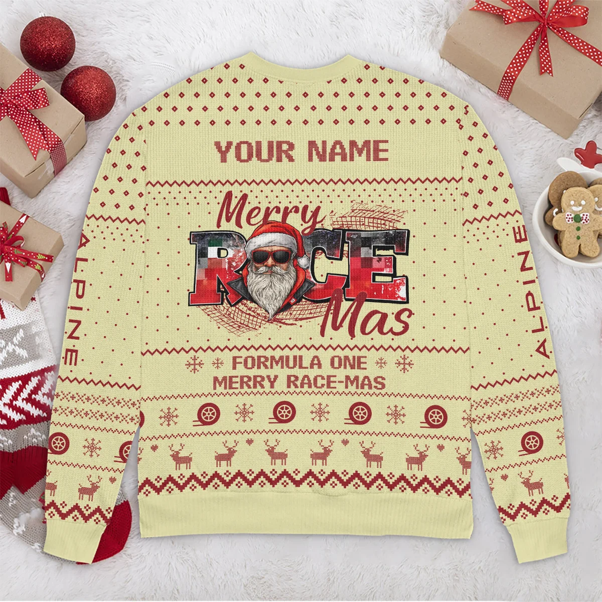 Merry RaceMas Alpine Formula 1 - Ugly Sweater BLVAF1220925A20ALP - Image 6