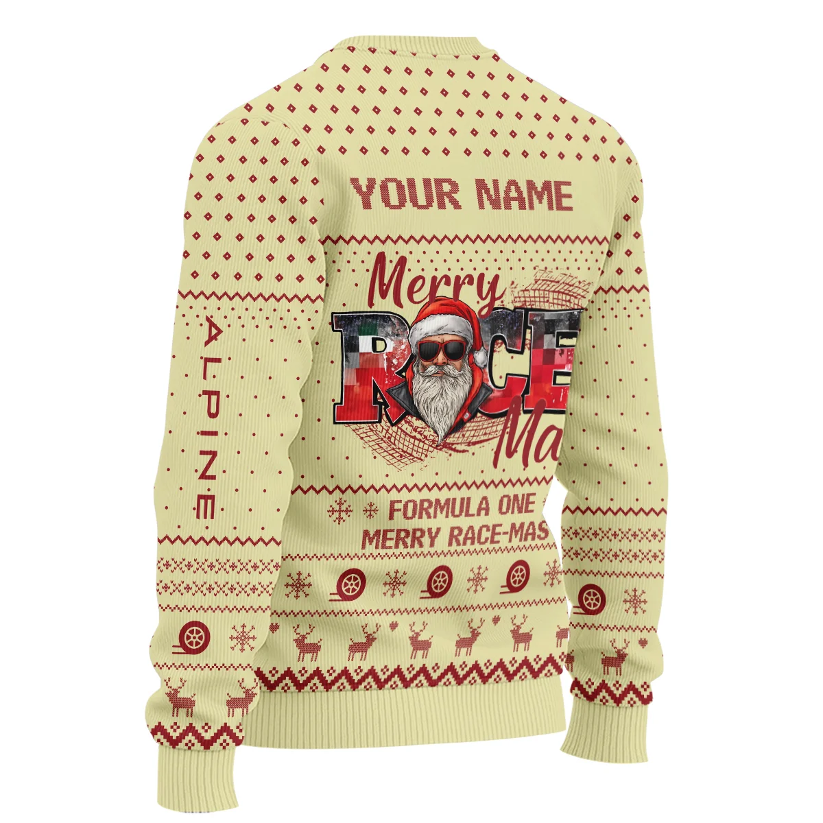 Merry RaceMas Alpine Formula 1 - Ugly Sweater BLVAF1220925A20ALP - Image 5