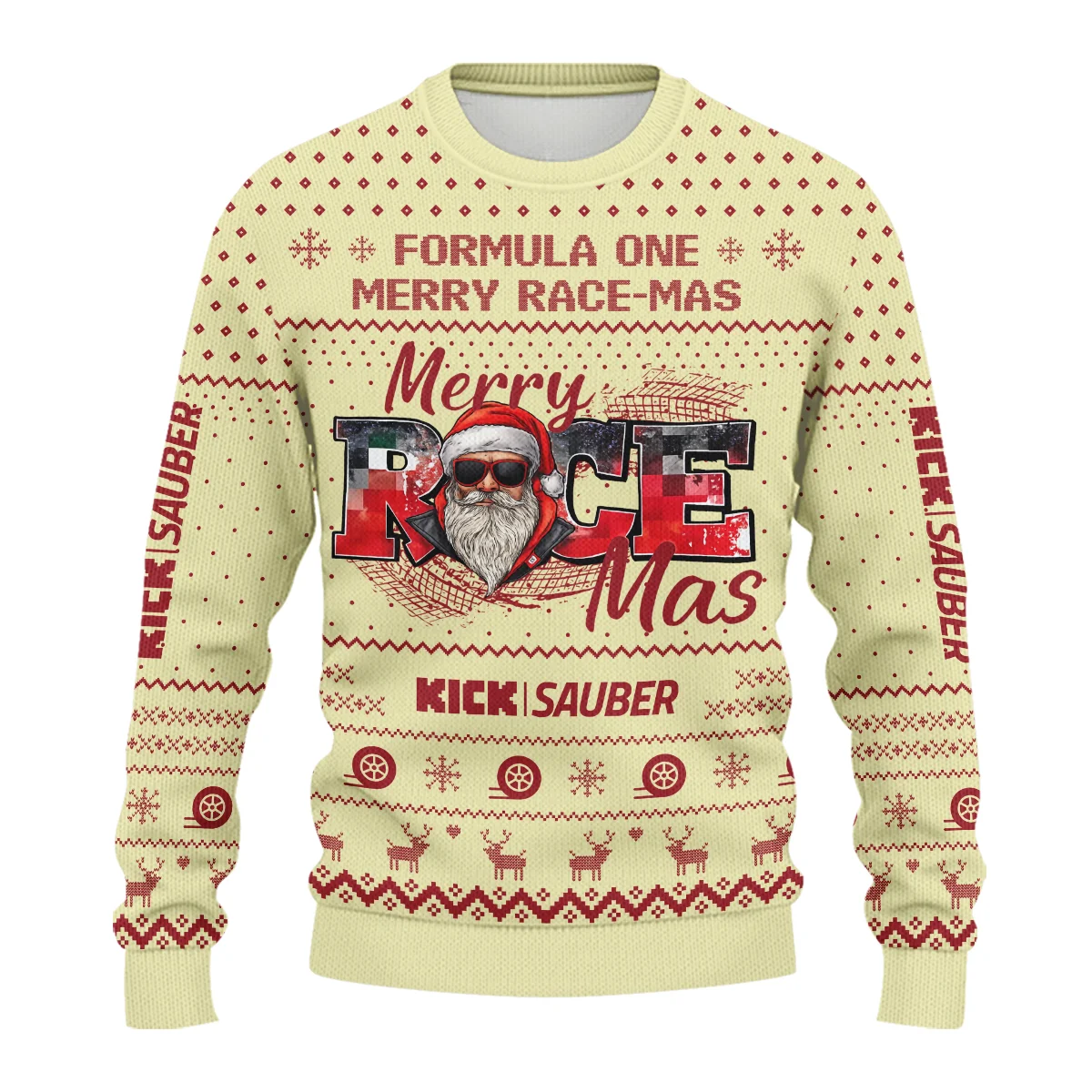 Merry RaceMas Kick Sauber Formula 1 - Ugly Sweater BLVAF1220925A20KS - Image 2