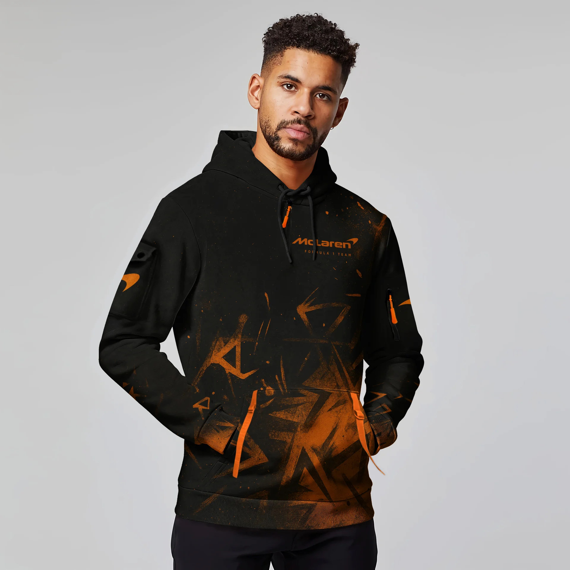 OP81 Logo Hoodie Half Zip BLMCL3525A3OP3HZ - Image 4