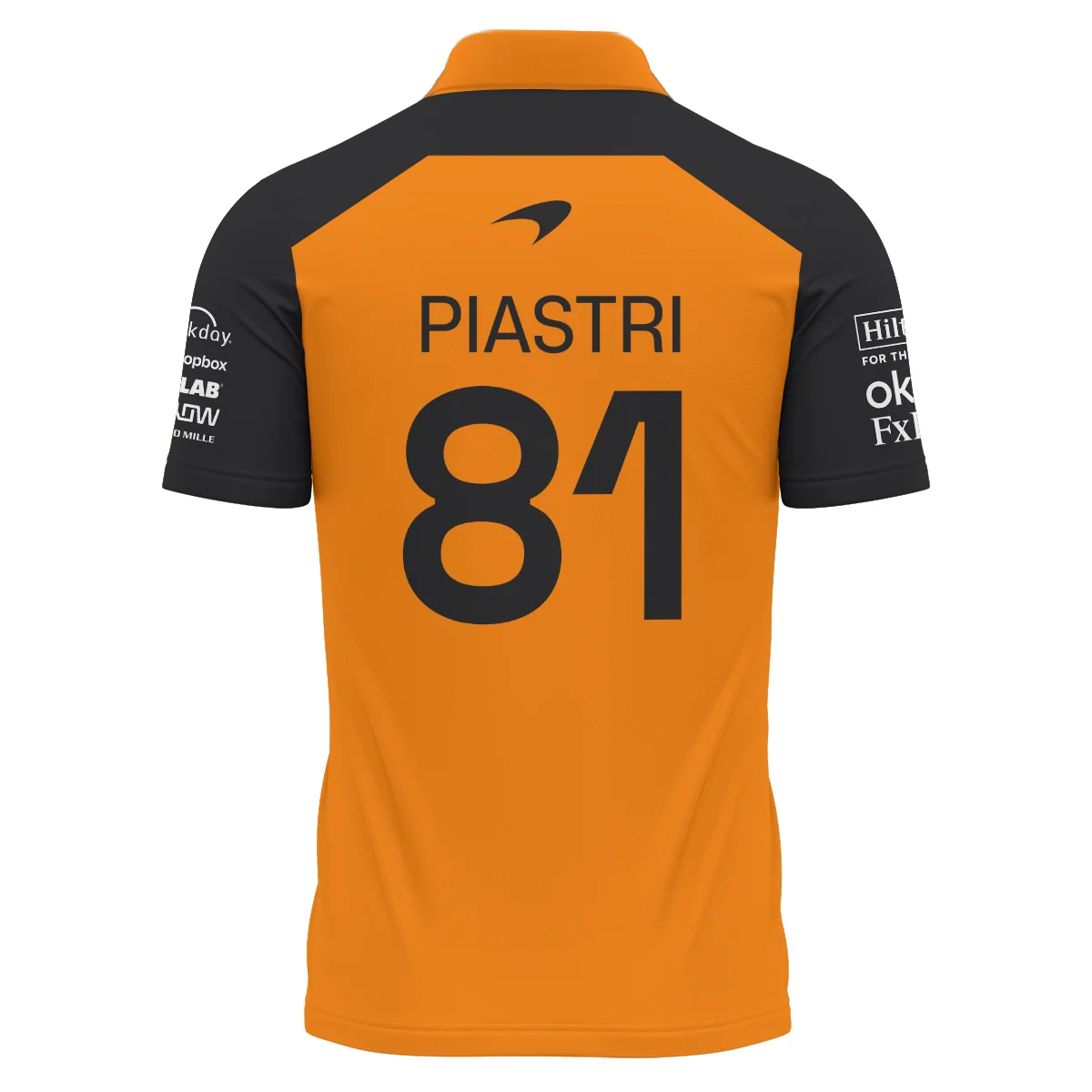 OP81 Papaya Team Logo Polo Shirt BLF1290325A3MCLPL - Image 4