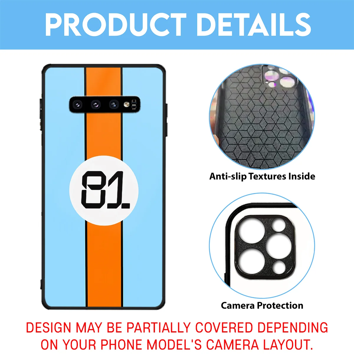 Oscar Piastri 81 McLaren F1 Team Phone Case - Dustproof, Scratch & Shock Resistant - BLMCL2625A5OP - Image 3