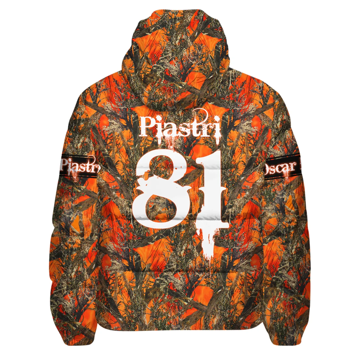 Oscar Piastri Hunting Camo McLaren F1 Down & Puffer Jackets BLOP2825A1HCJ - Image 3