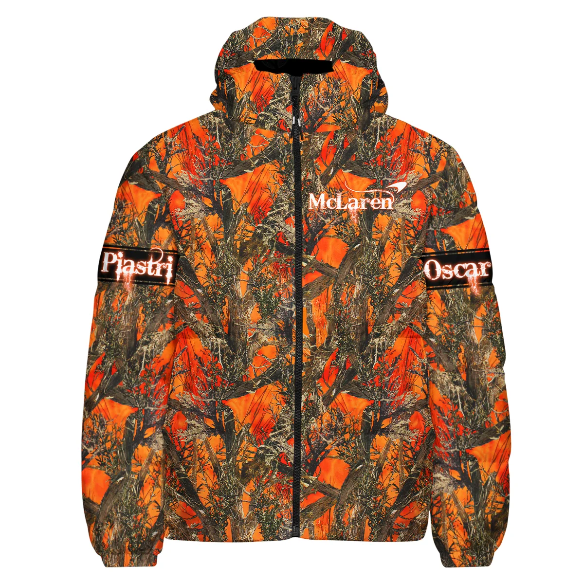 Oscar Piastri Hunting Camo McLaren F1 Down & Puffer Jackets BLOP2825A1HCJ - Image 2
