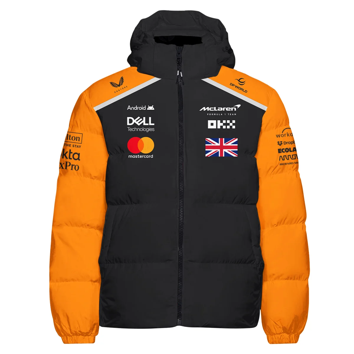 Oscar Piastri McLaren F1 Down & Puffer Jackets BLF1290325A2HCJ - Image 2