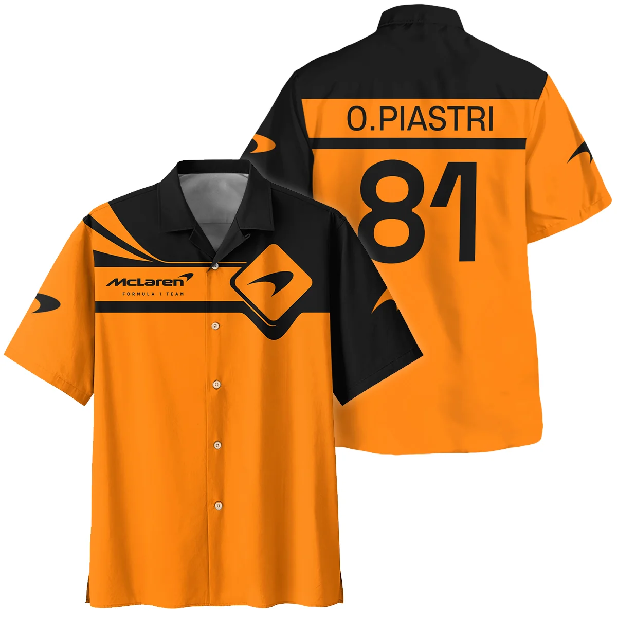 Oscar Piastri McLaren F1 Hawaiian Shirt All Over Prints Unisex Motorsport Apparel BLMCL5525A4HW