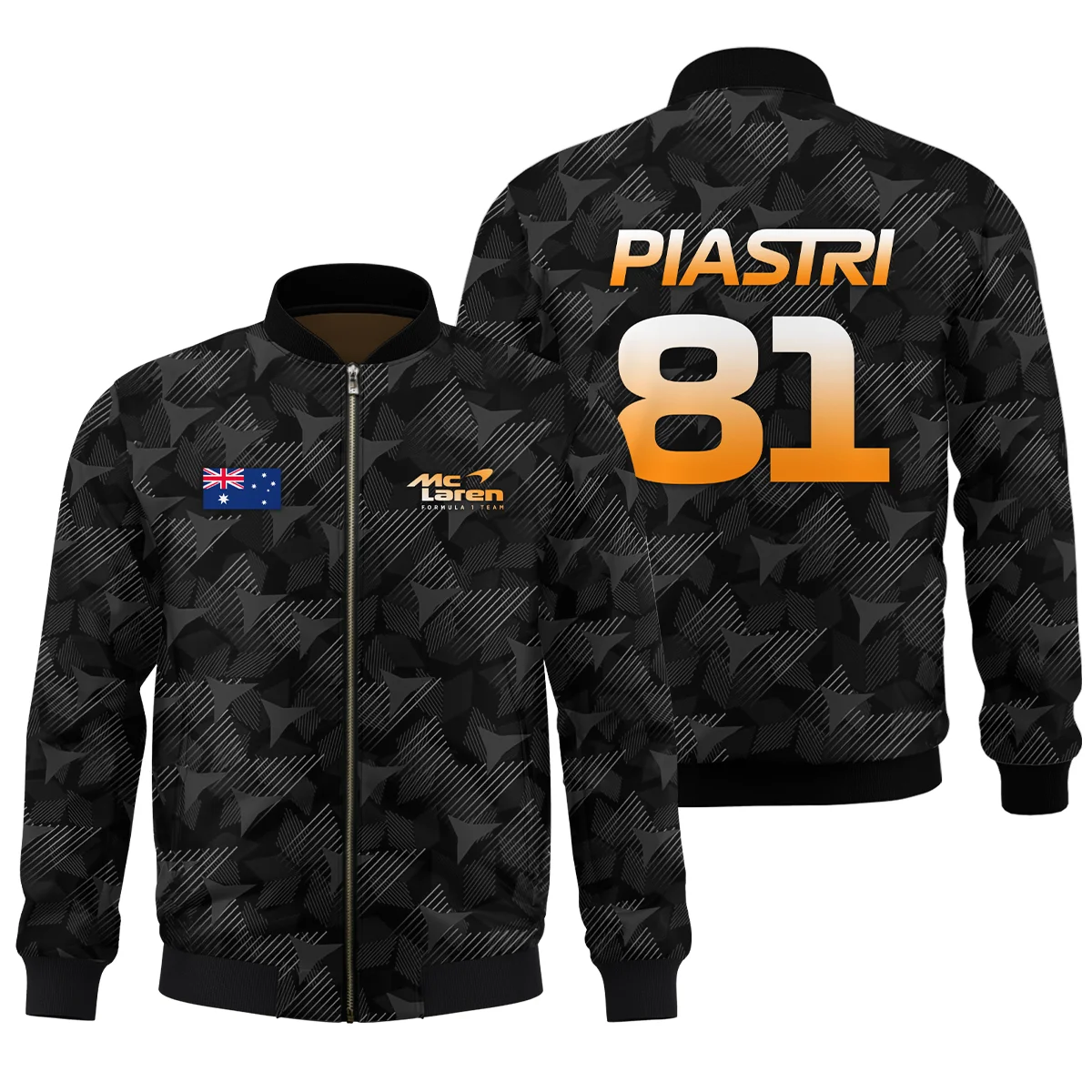 Oscar Piastri McLaren F1 Limited Edition Bomber Unisex Motorsport Apparel BLOP13725A2BB