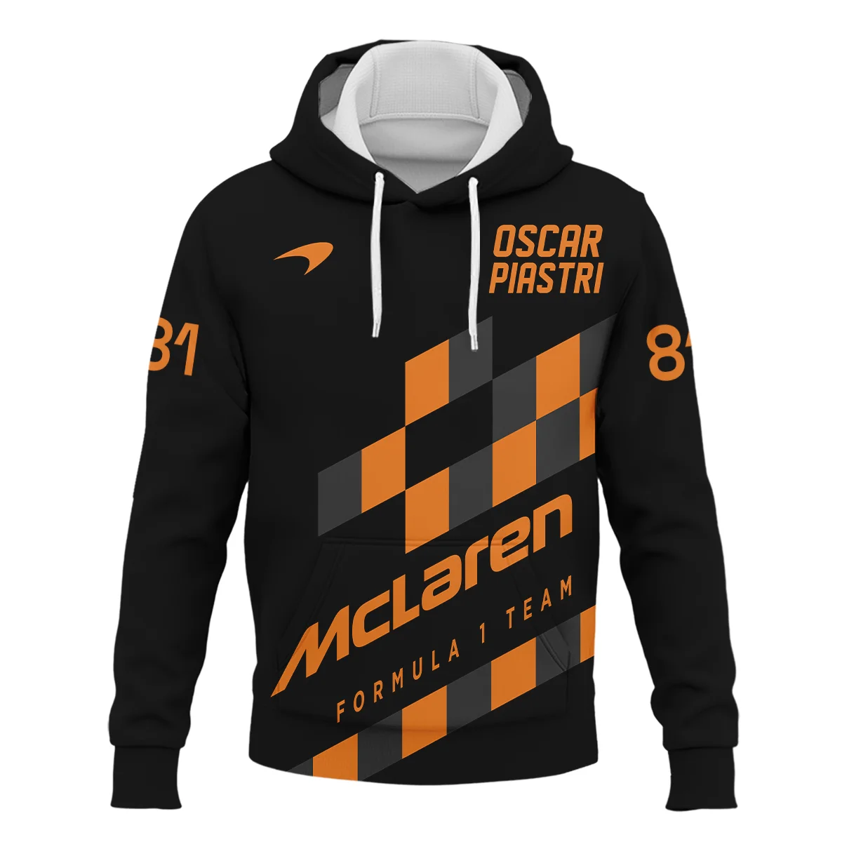 Oscar Piastri McLaren F1 Logo Hoodie BLOP10425A6HD - Image 2