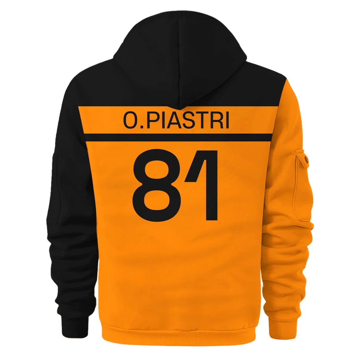 Oscar Piastri McLaren F1 Logo Hoodie Half Zip BLMCL5525A43HZ - Image 3
