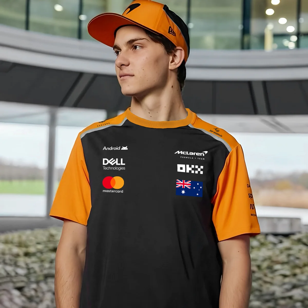 Oscar Piastri McLaren Formula One Logo T-Shirt Unisex Motorsport Apparel BLF1290325A4MCLTS