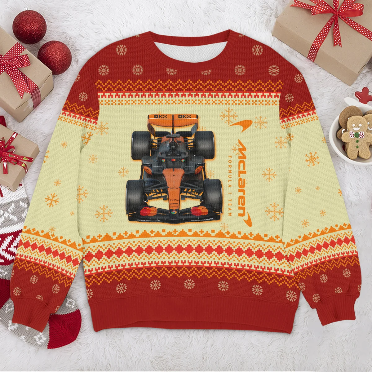 Personalised 2025 Car McLaren Formula 1 - Ugly Sweater BLVAF1220925A24MCL - Image 4
