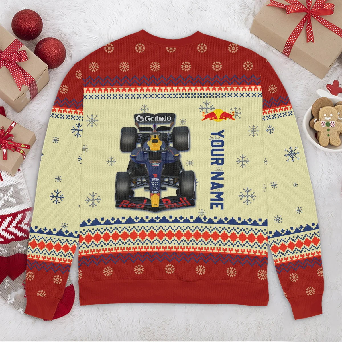 Personalised 2025 Car Red Bull Racing Formula 1 - Ugly Sweater BLVAF1220925A24RBR - Image 6