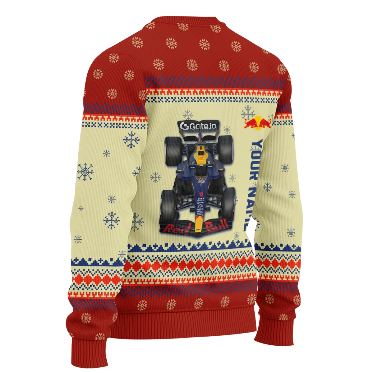 Personalised 2025 Car Red Bull Racing Formula 1 - Ugly Sweater BLVAF1220925A24RBR - Image 5