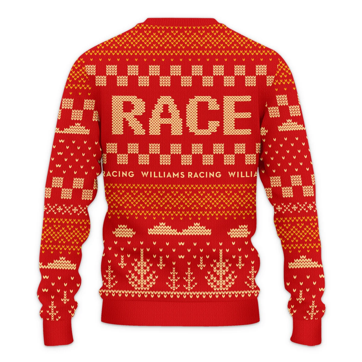 Race Xmas Pattern Williams Formula 1 - Ugly Sweater BLVAF1220925A30WIL - Image 3