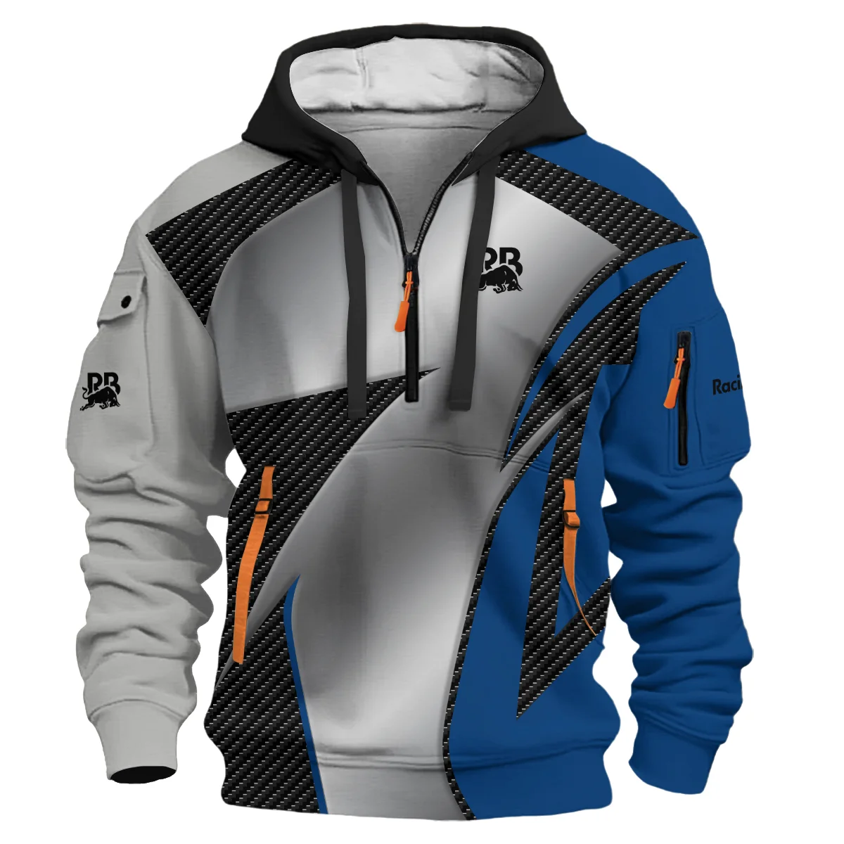 Racing Bulls F1 Team For Fans - Hoodie Half Zip BLVAF1031225A2RACHDF - Image 2