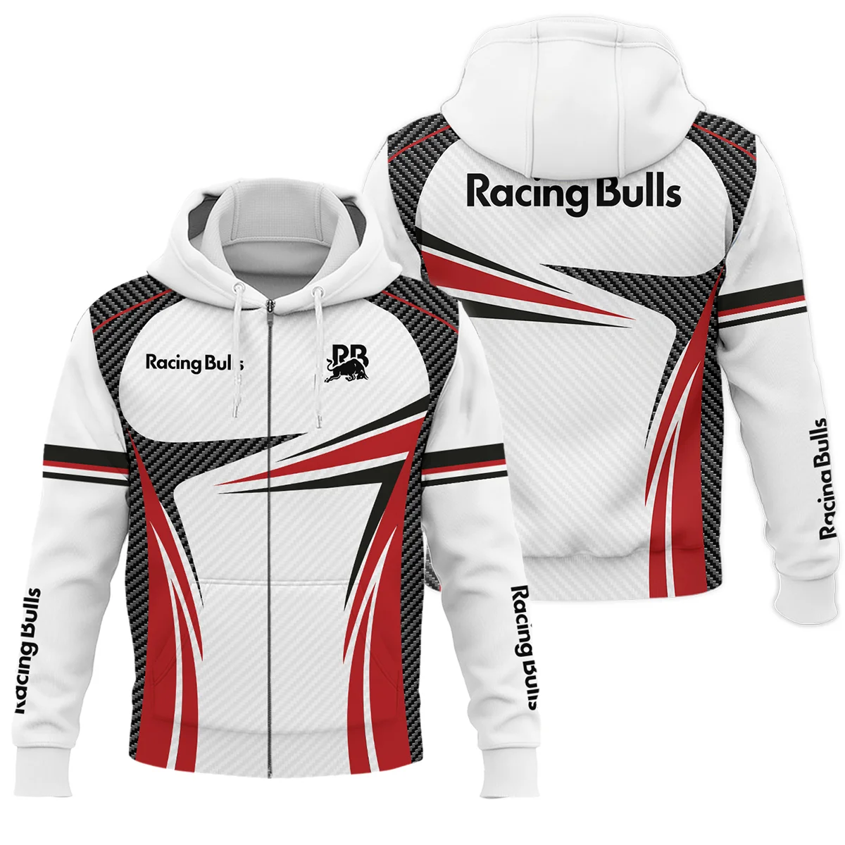 Racing Bulls F1 Team For Fans - Zipper Hoodie Unisex Motorsport Apparel BLVAF1031225A1RACZHD