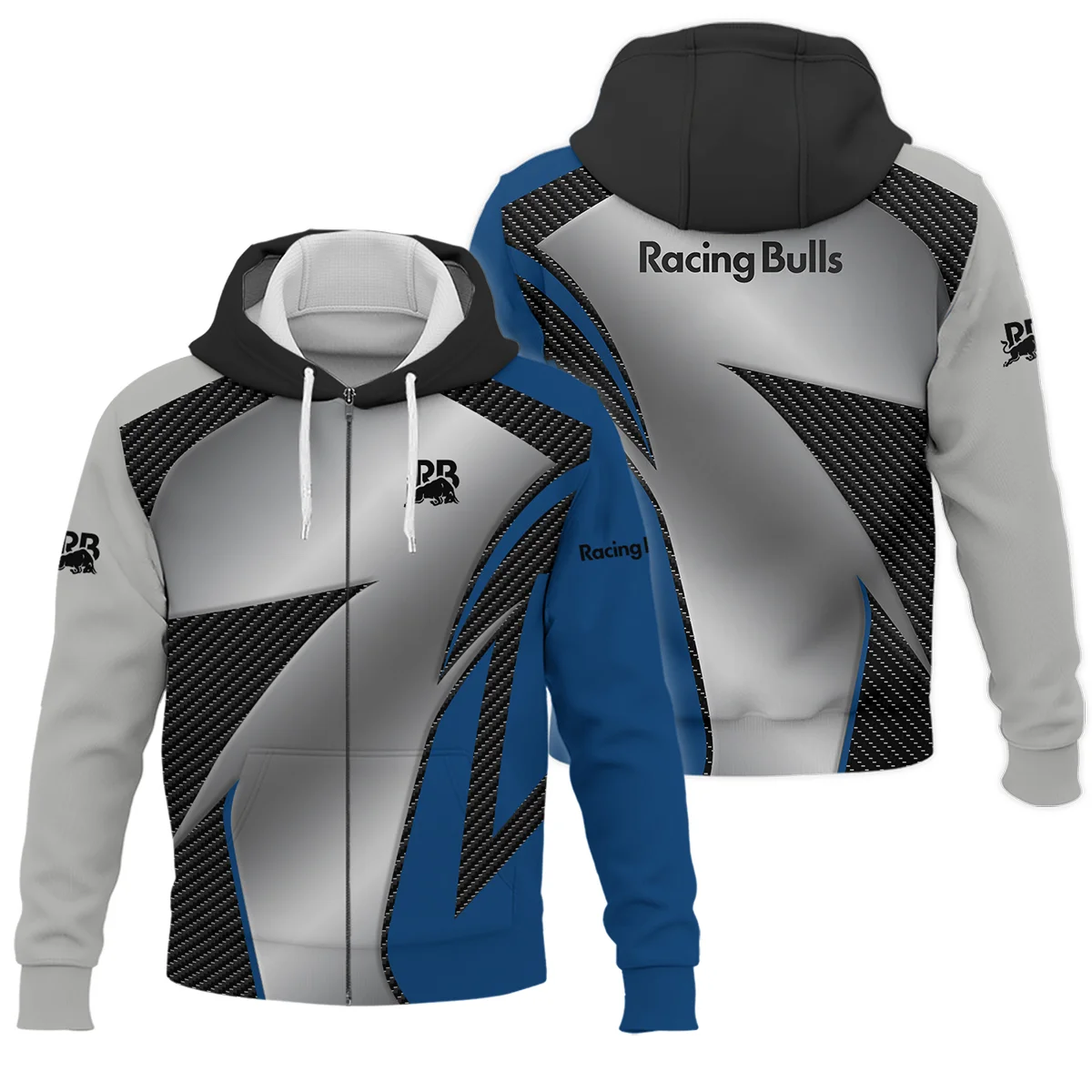 Racing Bulls F1 Team For Fans - Zipper Hoodie Unisex Motorsport Apparel BLVAF1031225A2RACZHD