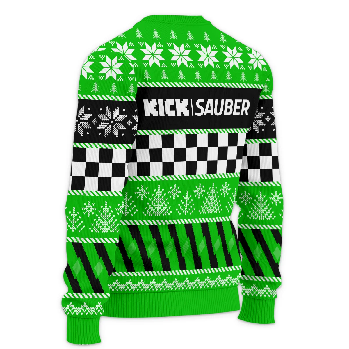 Racing Xmas Pattern Kick Sauber Formula 1 - Ugly Sweater BLVAF1220925A28KS - Image 5
