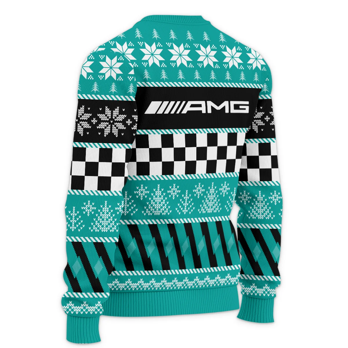 Racing Xmas Pattern Mercedes Formula 1 - Ugly Sweater BLVAF1220925A28MER - Image 5
