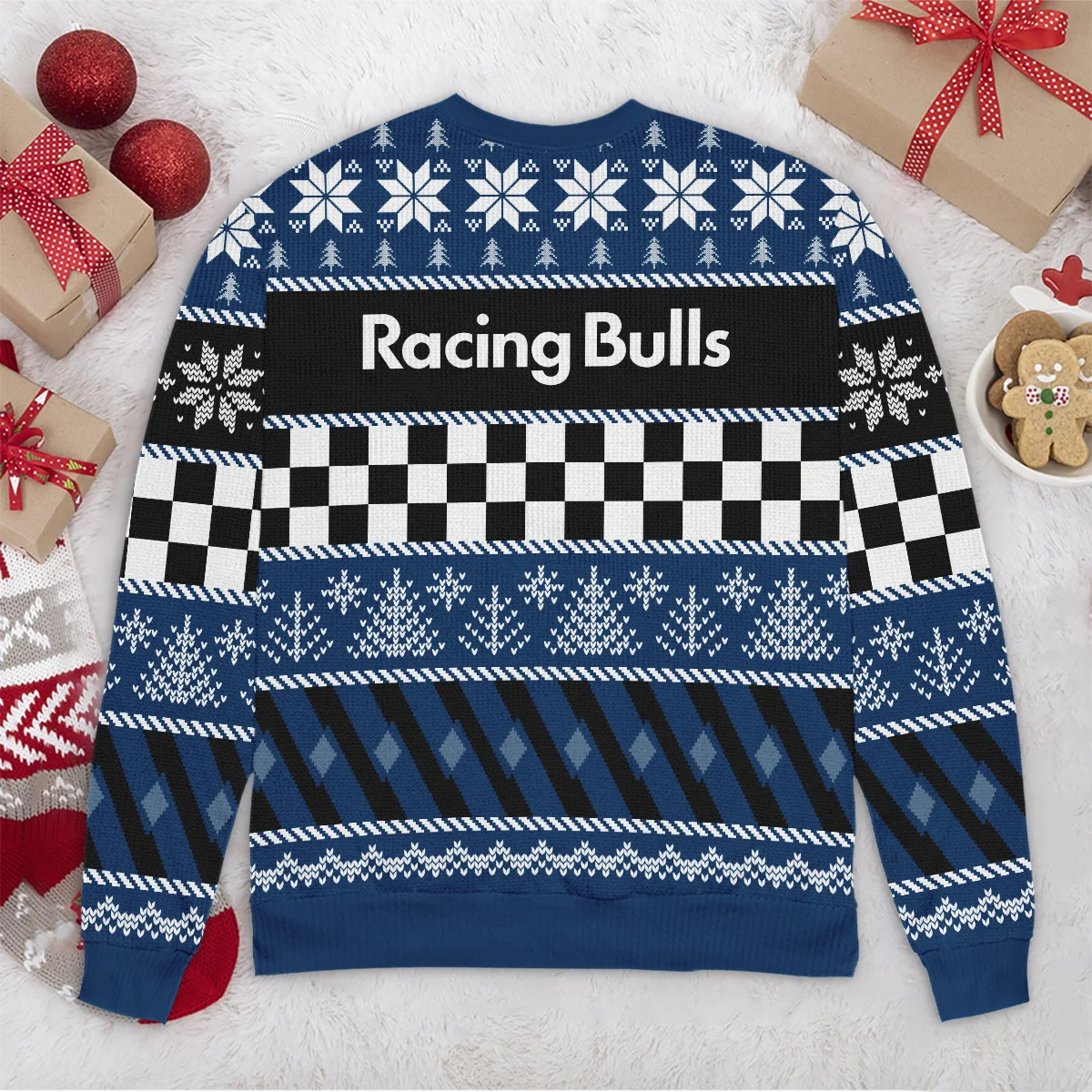 Racing Xmas Pattern Racing Bulls Formula 1 - Ugly Sweater BLVAF1220925A28RAC - Image 6