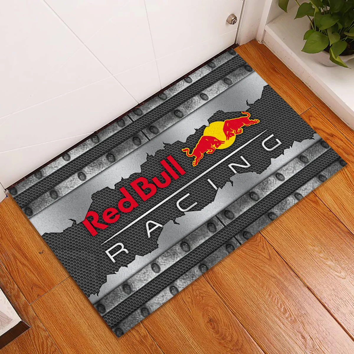 Red Bull Racing F1 Rubber Base Doormat - All Over Print BLF1139A5RBR - Image 2