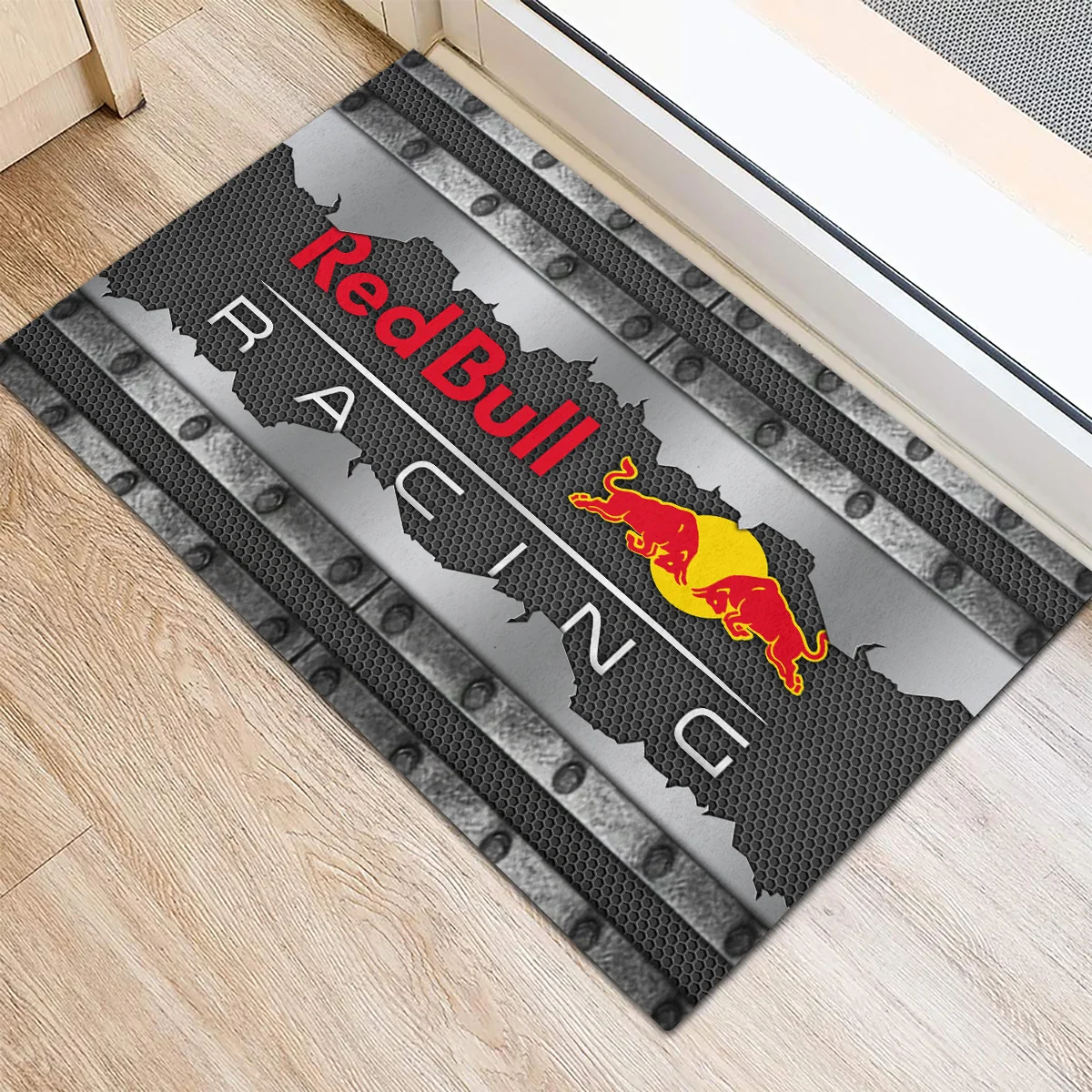 Red Bull Racing F1 Rubber Base Doormat - All Over Print BLF1139A5RBR - Image 3