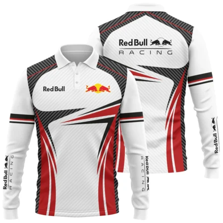 Red Bull Racing F1 Team For Fans - Long Polo Shirt Unisex Motorsport Apparel BLVAF1031225A1RBRLPL