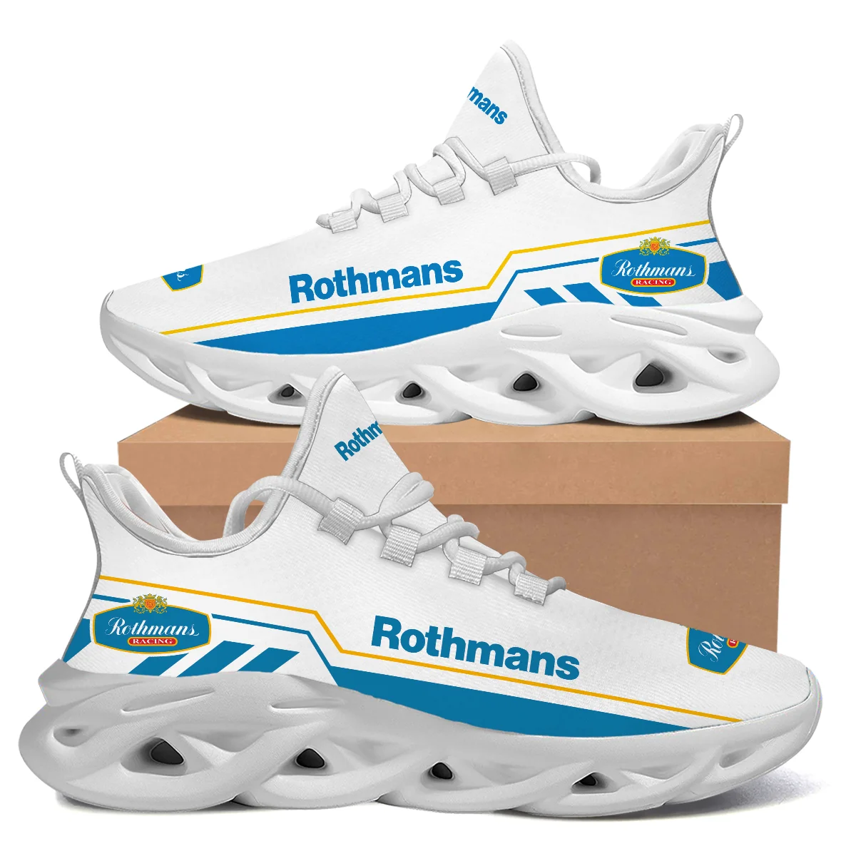 Rothmans Williams Max Soul Shoes All Over Print BLRM16725A1 - White
