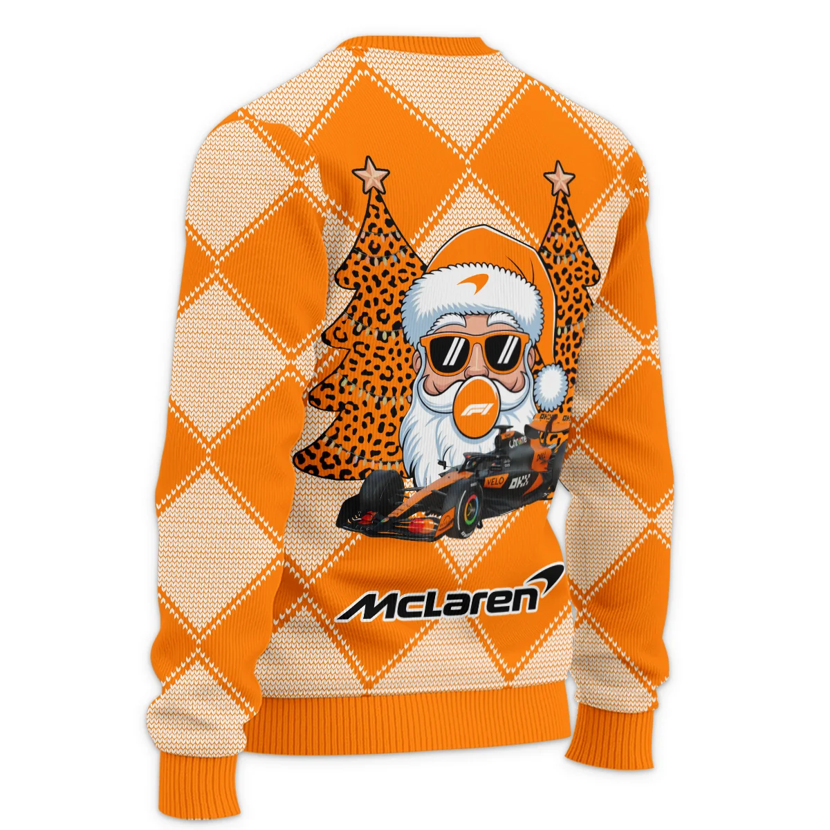Santa Pinetree Car McLaren Formula 1 - Ugly Sweater BLVAF1220925A25MCL - Image 5