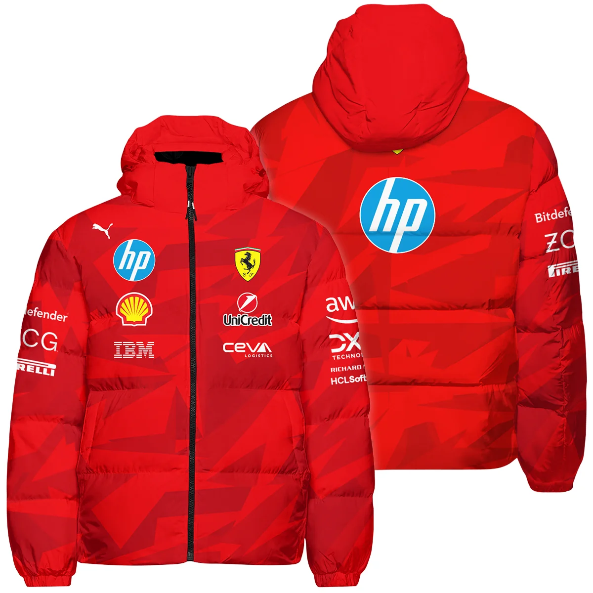 Scuderia Ferrari 2025 F1 20 Years of Red Racing Suit Down & Puffer Jackets Unisex Motorsport Apparel BLVAFRR281125A3HCJ