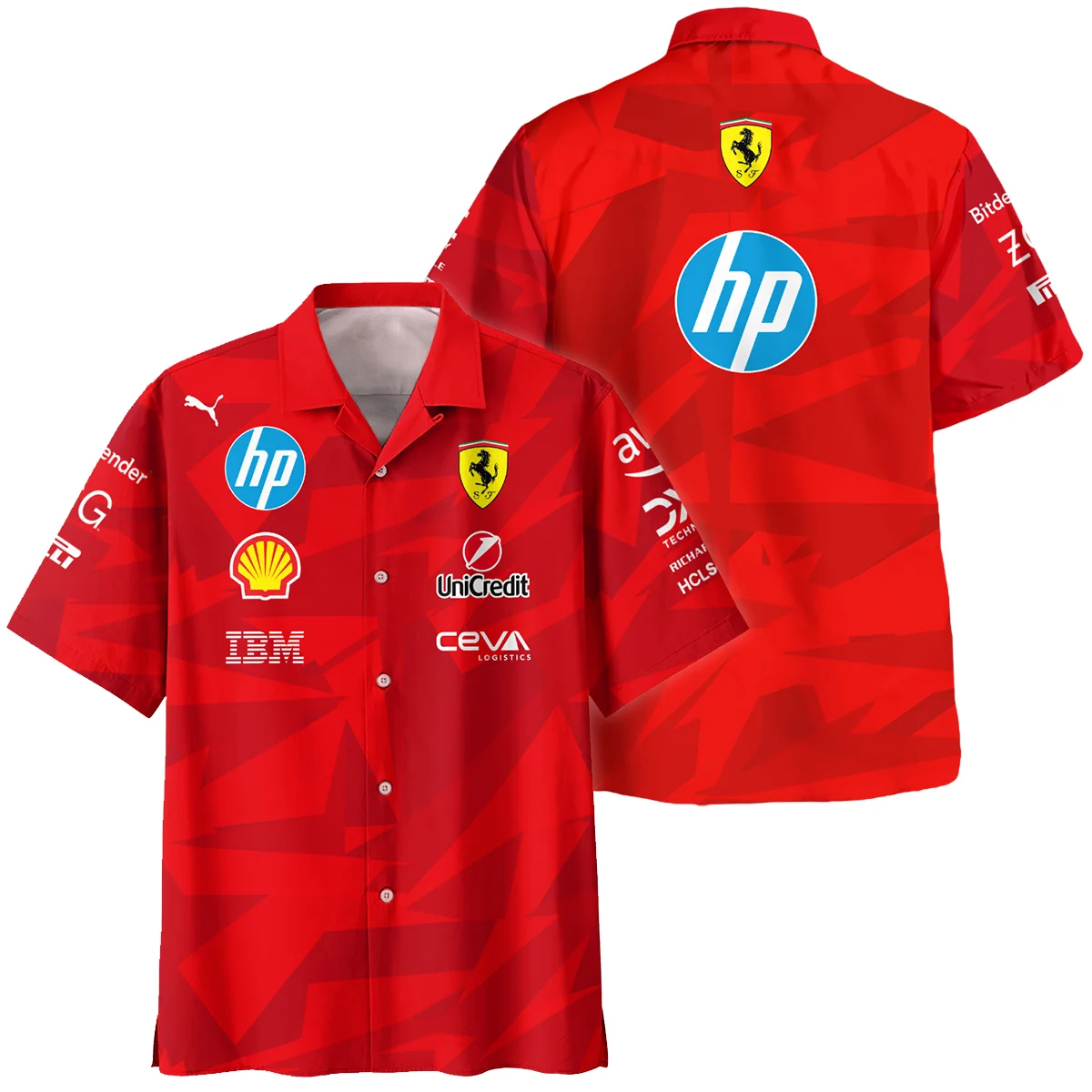 Scuderia Ferrari 2025 F1 20 Years of Red Racing Suit Hawaiian Shirt Unisex Motorsport Apparel BLVAFRR281125A3HW