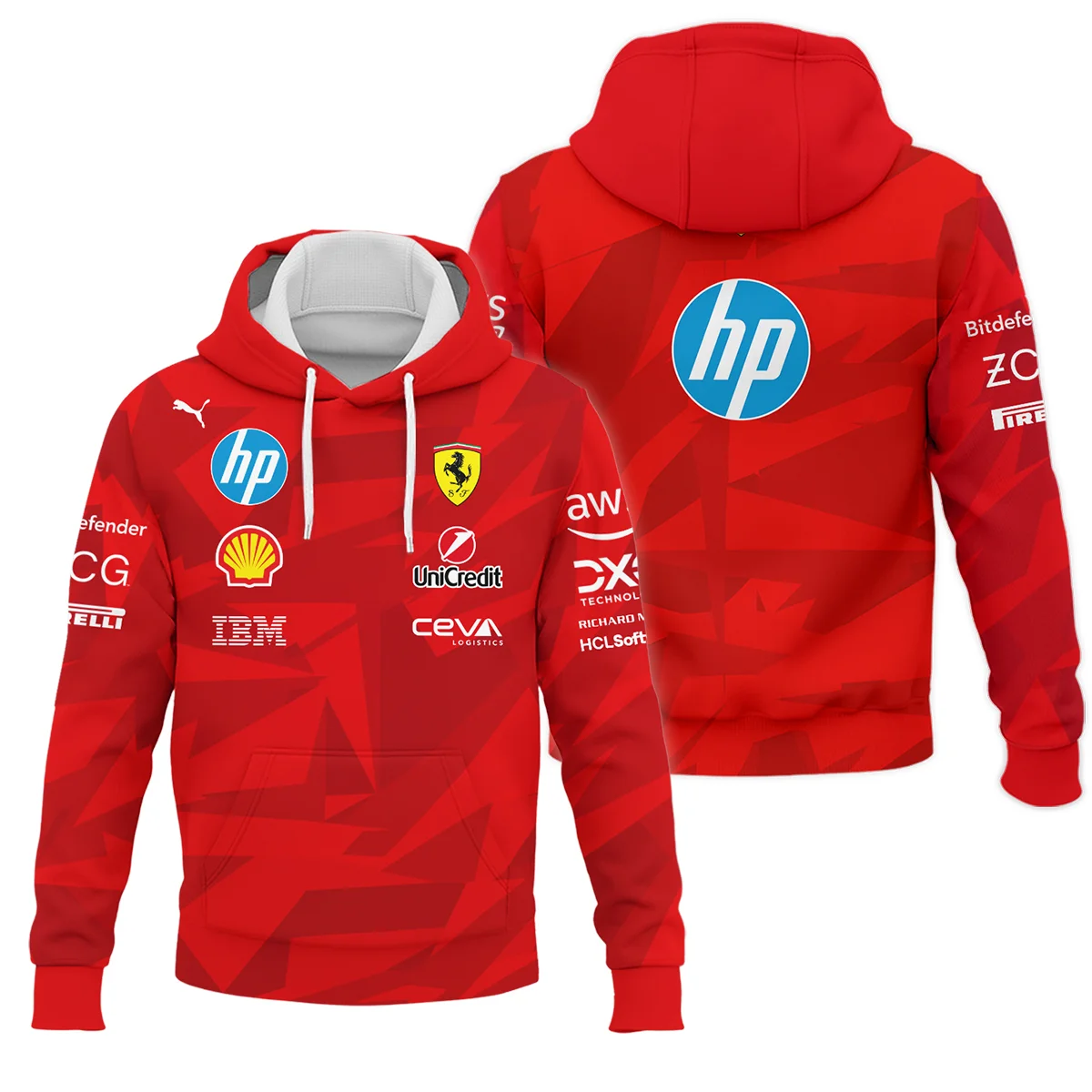 Scuderia Ferrari 2025 F1 20 Years of Red Racing Suit Hoodie Unisex Motorsport Apparel BLVAFRR281125A3HD