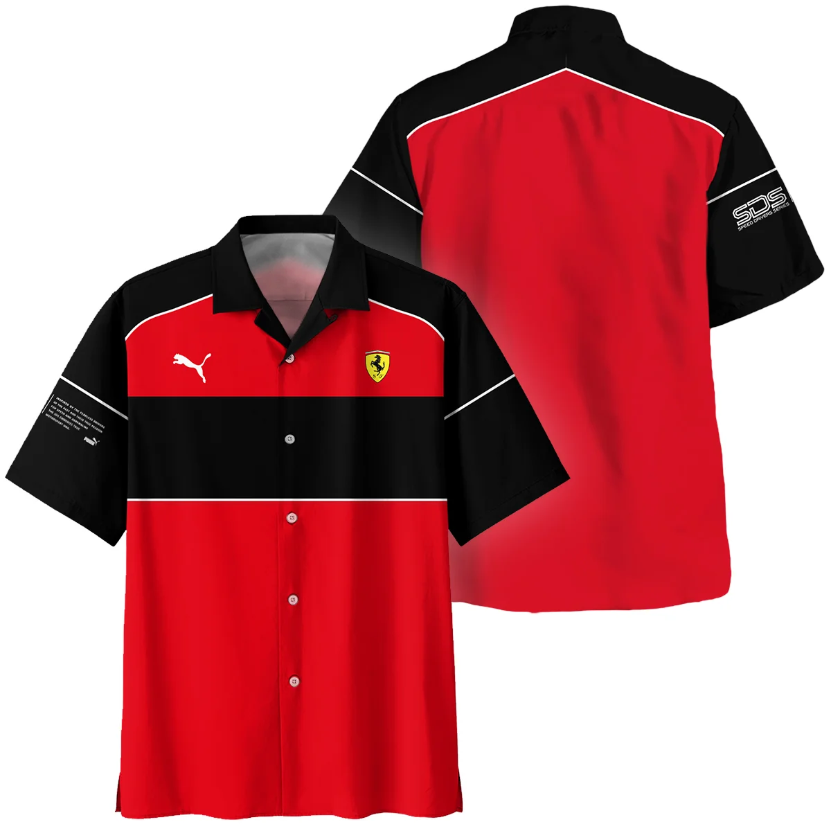 Scuderia Ferrari Racing F1 Hawaiian Shirt All Over Prints Unisex Motorsport Apparel BLF1R19325A4HW
